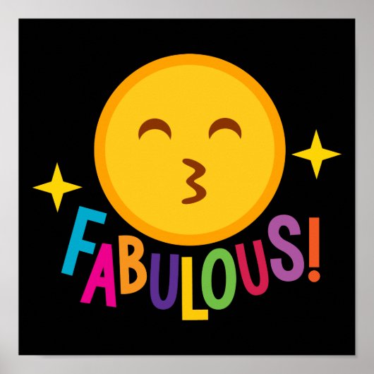 Fabulous Emoji Poster (Voorkant)