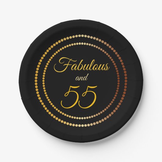 Fabulous en 55 | Bord papier (Voorkant)