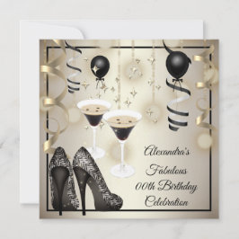 Fabulous Espresso Martini Heels Party Save The Date