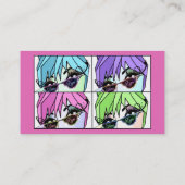 " Fabulous Eyewear" DIVA-Visitekaartjes Visitekaartje (Achterkant)