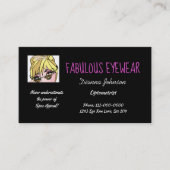 " Fabulous Eyewear" DIVA-Visitekaartjes Visitekaartje (Voorkant)