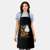 Fabulous Faboolous Dental Assistant Ghost Halowee Schort (Gedragen)
