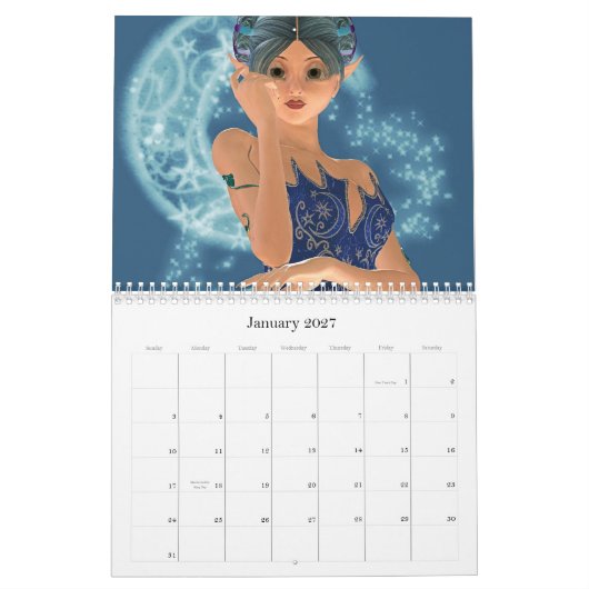 Fabulous Fae Calendar Kalender (Jan 2027)