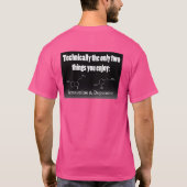 Fabulous & Falling Apart Pink T-Shirt (Achterkant)