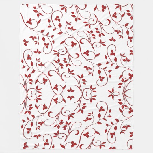 Fabulous Fern Fleece Deken (Voorkant)