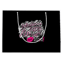 Fabulous Fierce & 50 Large Gift Bag Cadeautasje