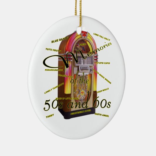 Fabulous fifties juke box keramisch ornament (Rechts)