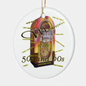 Fabulous fifties juke box keramisch ornament (Links)