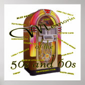 Fabulous fifties juke box poster (Voorkant)