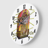 Fabulous fifties jukebox grote klok (Hoek)