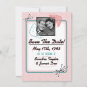 Fabulous Fifties Save the Date Kaart (Voorkant)