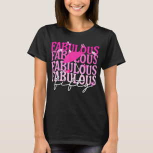 Fabulous Fifty Cocktail Paraplu 50ste verjaardag T-shirt