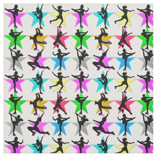 FABULOUS FIGUUR SCHAATSEN STOF (Swatch)