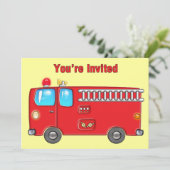 Fabulous Fire Truck Kaart (Staand voorkant)