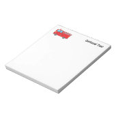 Fabulous Firetruck Notitieblok (Linkerzijde)