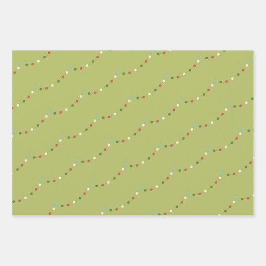 Fabulous Flamingling Kerstmis Inpakpapier Vel (Voorkant 3)