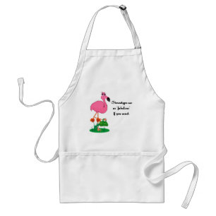 Fabulous Flamingo Apron Standaard Schort