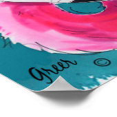 Fabulous Flamingo Bird Tropical Art Print (Hoek)