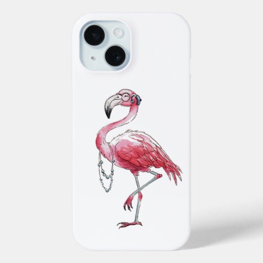 Fabulous Flamingo Case-Mate iPhone Case (Achterkant)