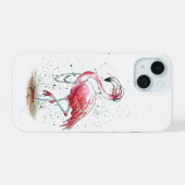 Fabulous Flamingo iPhone 15 Case (Achterkant horizontaal)