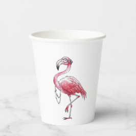 Fabulous Flamingo Papieren Bekers