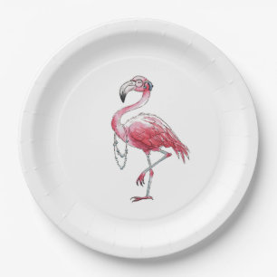 Fabulous Flamingo Papieren Bordje