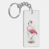 Fabulous Flamingo Sleutelhanger (Voorkant Links)