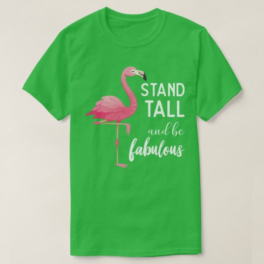 Fabulous Flamingo T-shirt (Design voorkant)