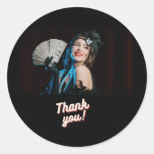 Fabulous Flapper Dank u Sticker (Voorkant)