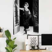 Fabulous Flapper Dress: jaren 1920 Poster (Thuiskantoor)