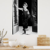 Fabulous Flapper Dress: jaren 1920 Poster (Keuken)