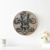 FABULOUS FLEUR DE LIS GROTE KLOK (Huis)