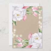 Fabulous Floral 30th Birthday Party Kaart (Achterkant)