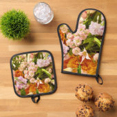 Fabulous Florals Ovenwant & Pannenlap Set (Top down)
