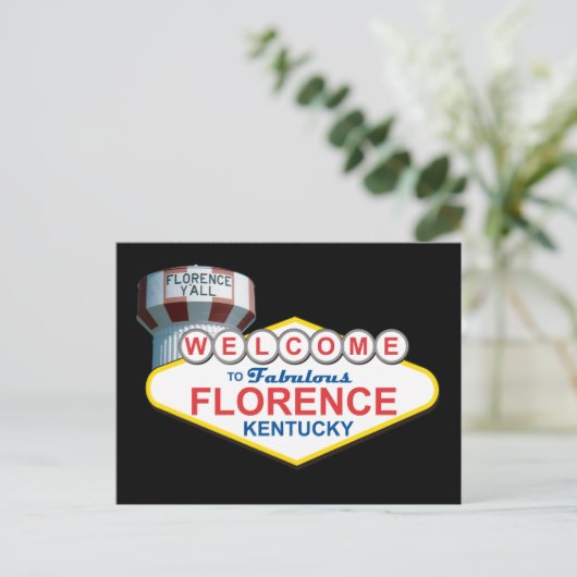 Fabulous Florence Ky Briefkaart (Staand voorkant)