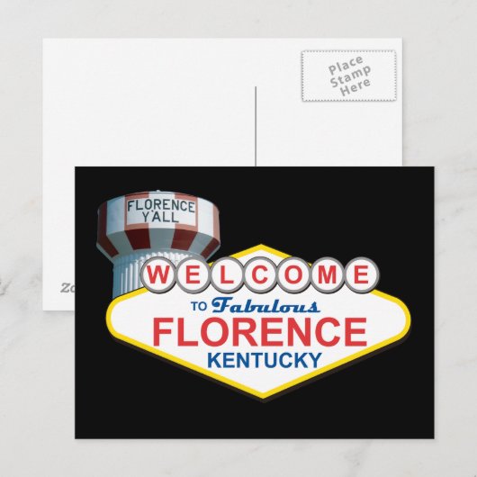 Fabulous Florence Ky Briefkaart (Voorkant / Achterkant)