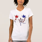 "Fabulous Fourth" Women's Fine Jersey T Shirt (Voorkant)