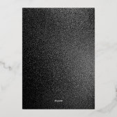 Fabulous Fourty BIrthday Foil Invitation Folie Uitnodiging (Achterkant)