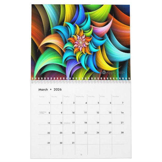 Fabulous Fractals Kalender (Mar 2026)