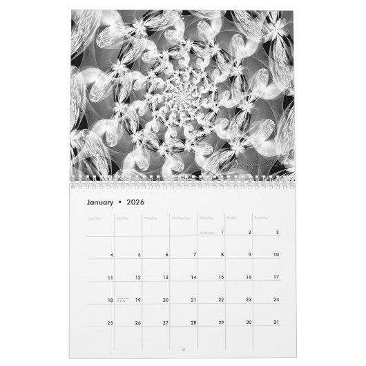 Fabulous Fractals Kalender (Jan 2026)