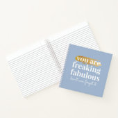 Fabulous Friend Inspirerend Funny Dusty Blue Notitieboek (Binnen)