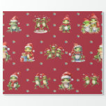 Fabulous Frogs Kerstvakantie op Red Wrapping Cadeaupapier<br><div class="desc">Leuke kikkers vakantie inpakpapier zal vermaken en verrukken iedereen die je het geschenk aan! Amusant, kwaliteit inpakpapier zal uw favoriet zijn. Zoek naar onze geweldige Frog Rock Band set van drie platte vellen en gerolde inpakpapier om bij te passen! Bovendien helpen alle producten met een dierthema die worden verkocht in...</div>