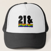 Fabulous Gay 21st Birthday Trucker Pet (Voorkant)