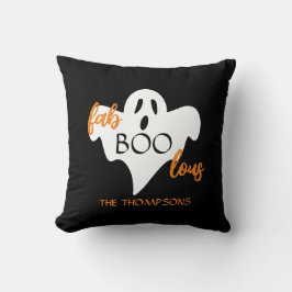 Fabulous Ghost fab-boo-lous grappige Halloween Kussen
