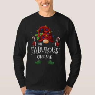 Fabulous Gnome Buffalo Pset met kerstboom T-shirt