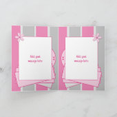 Fabulous Goddochter Birthday wenst roze Kaart (Binnen)