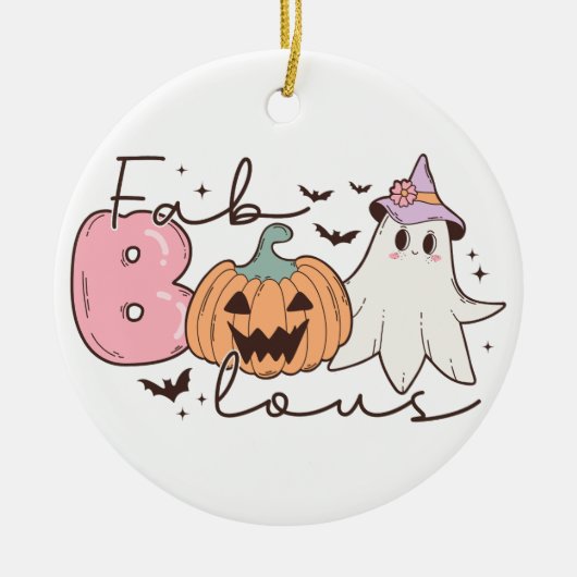 Fabulous Halloween Keramisch Ornament (Voorkant)
