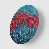 Fabulous Hearts Wandklok (Hoek)