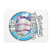 Fabulous Japanse engelvis logo Magneet (Horizontaal)