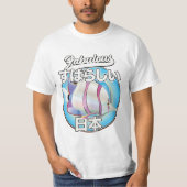 Fabulous Japanse engelvis logo T-shirt (Voorkant)